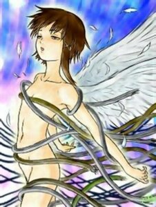 Rating: Questionable Score: 0 Tags: 1998 1girls angel angel_wings artistic_nude brown_eyes brown_hair cable completely_nude convenient_censoring eyes_half_open feathered_wings feathers female female_only hair_ornament hairclip half-closed_eyes kobaneko lain_iwakura nude nude_female rule34 serial_experiments_lain short_hair solo wings x_hair_ornament User: bunchy7s