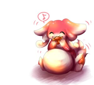 Rating: Safe Score: 0 Tags: ambiguous_gender audino belly big_belly big_ears burger e621 eating eyes_closed feet fluffy fluffy_tail food generation_5_pokemon happy hi_res hindpaw kuma25-ya nintendo pawpads paws pokemon pokemon_(species) simple_background sitting solo tail white_background User: bunchy7s