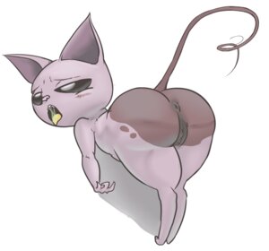 Rating: Explicit Score: 0 Tags: ahegao all_fours anthro anus ass_up big_butt black_eyes blush bodily_fluids butt crossgender domestic_cat drooling e621 ears_up felid feline felis female genitals green_tongue in_heat kid_vs._kat looking_away looking_pleasured mammal mr._kat open_mouth pdxyz plump_labia presenting presenting_anus presenting_hindquarters presenting_vulva raised_tail saliva saliva_string shadow sharp_teeth simple_background solo submissive tail teeth tongue tongue_out vulva white_background User: bunchy7s