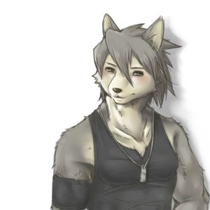 Rating: Safe Score: 0 Tags: 1:1 anthro biceps blush canid canine canis clothing dog_tags domestic_dog e621 fur grey_body grey_fur grey_hair hair husky kouya_aotsuki looking_at_viewer male mammal morenatsu muscular muscular_anthro muscular_male nordic_sled_dog pecs senpuuki-chan shirt simple_background solo spitz tank_top topwear white_background User: bunchy7s