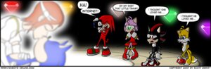 Rating: Safe Score: 0 Tags: 2007 amy_rose anthro black_body black_fur blue_body blue_eyes blue_fur canid canine dialogue e621 english_text eulipotyphlan eyes_closed fanboys_(webcomic) female fox fur green_eyes group hedgehog human humor kissing knuckles_the_echidna male male/female male/male mammal miles_prower multi_tail narrow_hips off_camera princess_elise_the_third red_eyes scott_dewitt sega shadow_the_hedgehog sonic_the_hedgehog sonic_the_hedgehog_(series) tail text that_one_guy thigh_gap thin_calves thin_legs thin_thighs User: bunchy7s