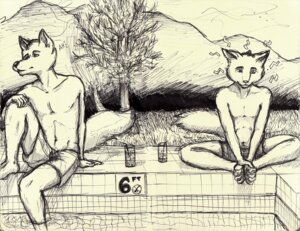 Rating: Safe Score: 0 Tags: anthro bottomwear canid canine canis clothed clothing detailed detailed_background domestic_cat duo e621 felid feline felis glopossum looking_away male mammal monochrome sepia shorts sitting sketch swimming_pool tail toony topless traditional_media_(artwork) wolf User: bunchy7s Rating: Safe Score: 0 Tags: anthro bottomwear canid canine canis clothed clothing detailed detailed_background domestic_cat duo e621 felid feline felis glopossum looking_away male mammal monochrome sepia shorts sitting sketch swimming_pool tail toony topless traditional_media_(artwork) wolf User: bunchy7s