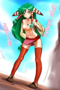 Rating: Explicit Score: 0 Tags: 1girls asaki_yuki blush breasts clothing feena_(grandia) female flat_chest grandia green_eyes green_hair hair_ornament hair_tubes jewelry legs long_hair necklace panties panties_removed pussy rule34 shoes skirt sky small_breasts smile solo stockings thighhighs translated very_long_hair User: bunchy7s