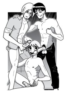 Rating: Explicit Score: 0 Tags: 3boys bottomless clothed fountainhead gay gay_male group_sex ken_katayanagi kyle_katayanagi male male_only nude partially_clothed penis rule34 scott_pilgrim scott_w_pilgrim threesome topless twins yaoi User: bunchy7s
