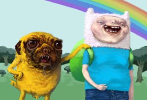 Rating: Explicit Score: 0 Tags: adventure_time aldo_katayanagi balls brother_(lore) brothers_(lore) canid canine canis cartoon_network domestic_dog duo e621 finn_the_human flaccid genitals human jake_the_dog low_res male mammal nightmare_fuel penis rainbow rainbow_arch sibling_(lore) what what_has_science_done User: bunchy7s