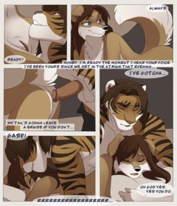 Rating: Explicit Score: 0 Tags: all_fours anthro bed breasts butt canid canine canis clitoris comic digital_media_(artwork) doggystyle domestic_dog duo e621 english_text erection eyes_closed felid female from_behind_position furniture genitals graaz humanoid_genitalia humanoid_penis jailbird male male/female mammal multiple_scenes nude pantherine penis romantic romantic_couple sex shaded tail text tiger vulva zoe_(un) User: bunchy7s