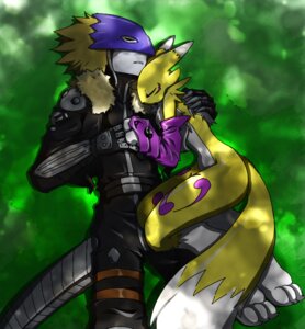 Rating: Safe Score: 0 Tags: 3_toes anthro armwear bandai_namco beelzemon black_clothing black_nose blonde_hair bridal_gauntlets canid canine chest_tuft claws clothed clothing countershading cuddling demon demon_humanoid digimon digimon_(species) dipstick_ears dipstick_tail duo e621 ear_markings eyes_closed facial_markings feet female fur fur-trimmed_jacket gloves grass hair hand_holding handwear head_markings humanoid jacket larger_humanoid leg_markings male mammal markings mask multicolored_body multicolored_ears multicolored_fur multicolored_tail neck_tuft outside plant purple_markings renamon shadow size_difference sleeping smaller_anthro smaller_female tail tail_markings takao-hikari teeth toes topwear tuft two_tone_body two_tone_fur two_tone_tail white_body white_fur white_tail yellow_body yellow_fur yellow_tail yin_yang User: bunchy7s