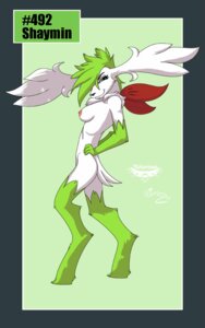 Rating: Questionable Score: 0 Tags: 2012 anthro anthrofied artist_collaboration biped breasts digitigrade e621 female generation_4_pokemon green_eyes hashtag id_number legendary_pokemon looking_at_viewer mingchee nintendo nipples notorious84 nude number pinup pokemon pokemon_(species) pokemorph pose shaymin simple_background sky_forme_shaymin solo species_name standing text the_pokedex_project User: bunchy7s