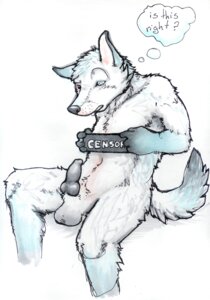 Rating: Explicit Score: 0 Tags: animal_genitalia animal_penis anthro balls black_nose black_penis blue_eyes canid canine canine_genitalia canine_penis canis censor_bar coyote doing_it_wrong e621 english_text erection fur genitals heterochromia hi_res humor knot male mammal marker_(artwork) nitrogen nude penis physical_censor_bar red_eyes simple_background solo tail text traditional_media_(artwork) white_background white_body white_fur User: bunchy7s