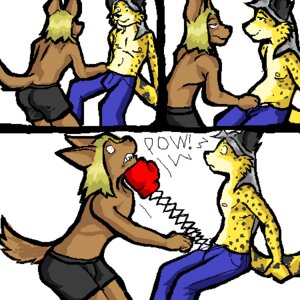 Rating: Questionable Score: 0 Tags: 1:1 aliasing anthro black_body black_bottomwear black_clothing black_fur black_shorts black_spots blonde_hair blue_bottomwear blue_clothing blue_jeans blue_pants bottomwear boxing_gloves brown_body brown_fur canid canine cel_shading cheetah clenched_teeth clothed clothing comic denim denim_bottomwear denim_clothing digital_drawing_(artwork) digital_media_(artwork) duo e621 felid feline flarn_(character) fur grey_hair grope hair handwear handwritten_text jeans low_res male male/male mammal markings multicolored_body multicolored_fur nipples oekaki pants parody pink_nipples punch shaded shorts simple_background sitting smile sound_effects spots spotted_body spotted_fur surprised tail teeth text topless topless_male unknown_artist what white_background white_body white_fur wide_eyed yellow_body yellow_fur User: bunchy7s
