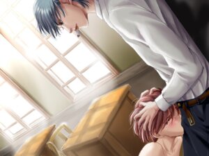Rating: Explicit Score: 0 Tags: 2boys blue_hair blush cigarette classroom deepthroat fellatio male multiple_boys multiple_males open_fly oral penis red_hair rule34 school smoking student teacher tear window yaoi User: bunchy7s
