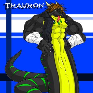 Rating: Safe Score: 0 Tags: 1:1 abs anthro apode bandage biceps biped black_body black_scales brown_hair claws clothing danandnite draconcopode e621 fangs forked_tongue green_body green_eyes green_scales grin hair hands_on_hips horn jewelry legless long_tongue looking_at_viewer male muscular muscular_anthro muscular_male naga necklace nude pecs pose reptile scales scalie serpentine smile snake solo standing teeth tongue tongue_out topwear trauron vest yellow_body yellow_scales User: bunchy7s