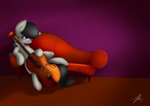 Rating: Safe Score: 0 Tags: 2013 absurd_res black_hair bow_(feature) bow_(stringed_instrument) bow_tie bowed_string_instrument cello e621 earth_pony equid equine female feral friendship_is_magic fur furniture grey_body grey_fur hair hasbro hi_res horse long_hair looking_at_viewer mammal musical_instrument my_little_pony octavia_(mlp) pony purple_eyes sitting smile sofa solo spread_legs spreading string_instrument wreky User: bunchy7s