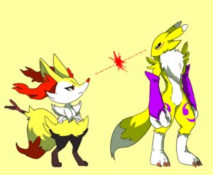 Rating: Safe Score: 0 Tags: 3_fingers 3_toes ambiguous_gender angry anthro bandai_namco barefoot big_hands black_body black_fur black_sclera blue_eyes braixen brown_body brown_fur canid canine claws clothing crossed_arms crossover digimon digimon_(species) digital_media_(artwork) duo e621 eye_contact feet fingers full-length_portrait fur generation_6_pokemon glistening gloves handwear inner_ear_fluff looking_at_another looking_back looking_down looking_up mammal nintendo nude open_mouth orange_body orange_fur pokemon pokemon_(species) portrait purple_body purple_fur red_eyes redcube renamon shadow simple_background standing stare stick toe_claws toes tuft wand white_body white_fur wood yellow_background yellow_body yellow_fur User: bunchy7s
