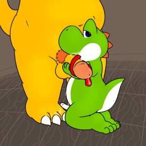 Rating: Explicit Score: 0 Tags: 1:1 anthro balls bowser duo e621 erection faceless_character faceless_male feet genitals green_yoshi hindpaw humanoid_genitalia humanoid_penis kneeling koopa larger_male licking long_tongue looking_at_viewer male male/male male_penetrated male_penetrating male_penetrating_male mario_bros nintendo nishi_oxnard oral overweight paws penetration penile penis penis_lick scalie sex size_difference slightly_chubby smaller_male tail tongue tongue_out tonguejob yoshi User: bunchy7s