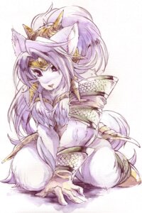 Rating: Safe Score: 0 Tags: 2:3 anthro armor azumaotoko biped boots canid canine clothing e621 female footwear gloves hair handwear hi_res horn kneeling legend_of_mana long_hair mammal mana_(series) pink_nose purple_eyes purple_hair shoes sierra_(mana) simple_background solo square_enix User: bunchy7s