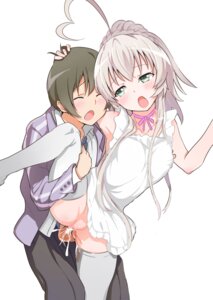 Rating: Explicit Score: 0 Tags: ahoge alternate_costume alternate_hairstyle apron blush brown_hair choker closed_eyes female green_eyes haiyore!_nyaruko-san male naked_apron namago nyaruko open_mouth penis pussy rule34 school_uniform sex short_hair silver_hair straight thighhighs uncensored vaginal_penetration white_legwear yasaka_mahiro User: bunchy7s