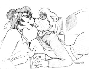 Rating: Explicit Score: 0 Tags: 1997 accessory anthro big_breasts black_nipples bodily_fluids breast_fondling breast_grab breast_play breasts clothed clothing clothing_lift computer desk duo e621 electronics eyewear felid female female/female fondling french_kissing fur furniture glasses hair hair_accessory hair_bun hair_ribbon half-closed_eyes hand_on_breast kissing lion mammal monochrome narrowed_eyes naughty_face nipples pantherine pupils raised_clothing raised_shirt raised_topwear ribbons saliva saliva_string shirt shirt_lift short_hair side_view simple_background sketch slit_pupils striped_body striped_fur stripes surprised table tail tail_tuft tiger tongue tongue_out topwear tuft wolfkidd zhora User: bunchy7s