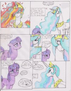 Rating: Questionable Score: 0 Tags: angry bodily_fluids chaostone comic crown cutie_mark dialogue duo e621 english_text equid equine eyes_closed feathered_wings feathers female feral fire friendship_is_magic fur hair hair_over_eyes hasbro headgear hi_res horn long_hair looking_at_viewer looking_back mammal multicolored_hair my_little_pony mythological_creature mythological_equine mythology open_mouth princess princess_celestia_(mlp) purple_body purple_eyes purple_fur purple_hair royalty shocked simple_background smile sweat teeth text traditional_media_(artwork) twilight_sparkle_(mlp) two_tone_hair unicorn white_body white_feathers white_fur winged_unicorn wings User: bunchy7s