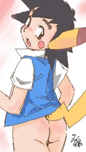 Rating: Explicit Score: 0 Tags: 1boy 1human artist_signature ash_ketchum ass black_hair blue_shirt blush blushing blushing_male color colored game_freak human human_male human_only male male_focus male_only nintendo pikachu pokemon rule34 rule_34_(paheal) satoshi_(pokemon) sekigabeni&amp;miyatama shirt shirt_only signature solo solo_human solo_male tail User: bunchy7s