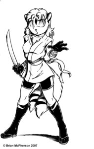 Rating: Safe Score: 0 Tags: 2007 anthro anthrofied asian_mythology black_and_white breasts brian_mcpherson chest_tuft clothed clothing e621 east_asian_mythology felid female fur hair holding_melee_weapon holding_object holding_sword holding_weapon inuyasha japanese_mythology kirara_(inuyasha) leg_markings mammal markings melee_weapon monochrome mythology nekomata shirt socks_(marking) solo sword tail topwear tuft tunic weapon yokai User: bunchy7s