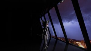 Rating: Questionable Score: 0 Tags: 16:9 3d_(artwork) anthro biped breasts destiny_blackmoon digital_media_(artwork) domestic_cat e621 electricity felid feline felis female fur hi_res kittie lightning looking_at_viewer mammal night nude red_eyes solo standing white_body white_fur widescreen User: bunchy7s