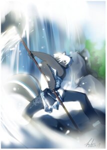 Rating: Safe Score: 0 Tags: anthro azure_(bluedude) black_body black_fur blue_body blue_fur clothing e621 fur hair hi_res kubikitsune male mammal melee_weapon mephitid muscular muscular_anthro muscular_male polearm rock skunk solo staff striped_skunk tail water waterfall weapon white_hair User: bunchy7s