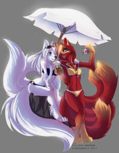 Rating: Safe Score: 0 Tags: 2012 4_toes 5_tails alcohol alpha_channel anthro arms_bent barefoot bendy_straw bent_leg bent_legs beverage bikini black_nose blue_eyes breasts camera canid canine clothed clothed_female clothing cocktail dipstick_tail dreamspinner drinking drinking_straw drinking_straw_in_mouth duo e621 extended_arm eyewear eyewear_on_head feet female fluffy fluffy_tail food fox fur hair hair_over_eye hand_on_knee hand_on_leg hand_on_own_knee hand_on_own_leg hand_on_shoulder holding_beverage holding_camera holding_knee holding_leg holding_object jewelry knock-kneed krinele_fullin leaning leaning_forward leaning_on_self leg_markings legs_over_edge legs_together long_hair mammal markings midriff molly_fullin mouth_hold multi_tail multicolored_hair navel necklace one_eye_obstructed open_mouth over_edge parasol paws raised_arm raised_hand red_body red_fur red_hair rock romantic romantic_couple simple_background sitting skimpy smile socks_(marking) standing straight_leg summer sunglasses swimwear tail tail_markings teeth tight_clothing toes transparent_background twilight-goddess two-piece_swimsuit two_tone_hair umbrella white_body white_fur white_hair yellow_tail_tip User: bunchy7s