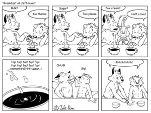 Rating: Explicit Score: 0 Tags: 4:3 anthro bdsm beverage blush bodily_fluids bondage bound canid canine chain clothed clothing coffee comic cum dialogue duo e621 english_text food fox genital_fluids group handjob humor kaiketsu_zorori leafdubois looking_pleasured male male/male mammal monochrome mustelid otter penile questionable_consent sex tail text topless zorori User: bunchy7s