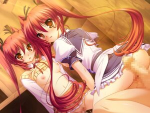 Rating: Explicit Score: 0 Tags: 2girls amber_eyes blush breasts censored female game_cg male mercuria mercuria_-mizu_no_miyako_ni_koi_no_hanataba_wo- mitsumomo_mamu penis pussy rule34 skirt small_breasts tied_hair twintails vaginal_penetration User: bunchy7s