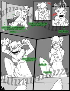 Rating: Safe Score: 0 Tags: ambiguous_gender bed bedroom claws comic dialogue e621 english_text female furniture greyscale horn janner3d monochrome monster monster_girl_(genre) snoring text transformation User: bunchy7s Rating: Safe Score: 0 Tags: ambiguous_gender bed bedroom claws comic dialogue e621 english_text female furniture greyscale horn janner3d monochrome monster monster_girl_(genre) snoring text transformation User: bunchy7s