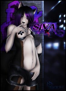 Rating: Questionable Score: 0 Tags: alternative_fashion anthro blue_eyes breasts canid canine canis digital_drawing_(artwork) digital_media_(artwork) domestic_dog e621 emo female fluffy fluffy_tail hi_res looking_at_viewer mammal piercing siva solo statik tail User: bunchy7s