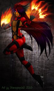 Rating: Questionable Score: 0 Tags: 2010 anthro big_breasts boots breasts canid canine clothing e621 female fire fishnet_clothing footwear hair hi_res high_heeled_boots high_heels long_hair looking_at_viewer mammal natasha_vendetta purple_eyes red_body shoes solo spiked_boots spiked_clothing spiked_footwear spikes zareonianwolf User: bunchy7s