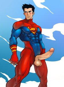 Rating: Explicit Score: 0 Tags: 1boy abs balls ballsack bara black_hair blue_eyes blush bodysuit chin_pubes clouds conner_kent dc dc_comics erection facial_hair fingerless_gloves flying foreskin foreskin_folds highres huge_cock human inmomakuro kon-el large_penis male male_only muscles muscular muscular_male pecs penis retracted_foreskin rule34 s_shield scrotum short_hair skin_tight solo superboy superboy_(conner_kent) superhero superman_(series) testicles uncensored uncircumcised uncut veiny_penis yaoi User: bunchy7s
