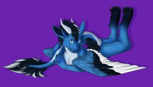 Rating: Safe Score: 0 Tags: anthro biped blue_eyes butt dragon e621 feathered_dragon feathered_scalie feathered_wings feathers feet fluffy fur furred_dragon furred_scalie hairy hi_res hindpaw horn jitzu lying male mythological_creature mythological_scalie mythology nude paws pose rayxray scalie simple_background smile solo tail wings User: bunchy7s