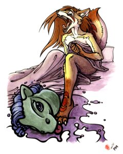 Rating: Questionable Score: 0 Tags: 2005 bed bed_sheet bedding blanket blood blue_eyes blue_hair bodily_fluids canid canine cover death decapitation e621 equid equine female feral frisket furniture gaping_mouth gore green_body hair hasbro head_in_your_bed horse horse's_head mammal mlp_g1 my_little_pony on_bed open_mouth parody pillow pony pre-g4 pseudo_manitou purple_bed_sheet purple_bedding screaming severed_body_part severed_head solo style_emulation tail the_godfather tongue under_covers waking_up User: bunchy7s