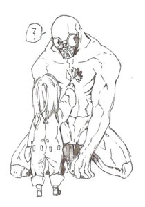 Rating: Safe Score: 0 Tags: black_and_white child clothing comic duo e621 eyewear female flower gas_mask goggles hair human kneeling larger_male male mammal mask monochrome monster muscular oikawa_uso overalls plant question_mark size_difference sketch smaller_female speech_bubble young User: bunchy7s