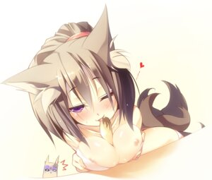 Rating: Explicit Score: 0 Tags: 1girls 2d animal_ears areolae breast_squeeze breasts character_request female female_only fox_ears fox_tail grey_hair heart looking_at_viewer multi_tail nekomu nipples original purple_eyes saliva sexually_suggestive smile smiling_at_viewer straight_hair tail wink winking_at_viewer User: bunchy7s