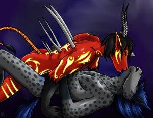 Rating: Questionable Score: 0 Tags: anthro bioluminescence bovid caprine conditional_dnp demon digital_media_(artwork) duo e621 ear_piercing equid equine facial_markings fur glowing glowing_markings grey_body grey_fur hair head_markings horn horse humanoid_pointy_ears interspecies kadath kadath_(character) licking male male/male mammal markings nude piercing pointy_ears red_body rhaen scalie tail tongue tongue_out unavailable_at_source User: bunchy7s
