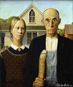 Rating: Explicit Score: 0 Tags: 2007 american_gothic art bespectacled cameo edit female fine_art_parody glasses grant_wood long_dildo overalls realistic rule34 straight tagme thin_eyebrows User: bunchy7s