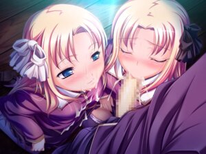 Rating: Explicit Score: 0 Tags: 2girls blonde_hair blue_eyes blush censored collaborative_fellatio cooperative_fellatio cum cum_on_clothes facial fellatio female game_cg hair_ribbon hair_ribbons hikage_eiji kamioka_rio kamioka_shiho kneeling liquid liquid_(company) male multiple_fellatio multiple_females multiple_girls oral penis ribbon ribbons rule34 saint_dorei_onna_kyoushi school_uniform sei_dorei_gakuen siblings smile teamwork twins User: bunchy7s