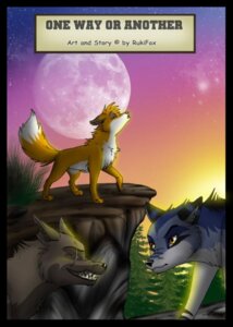 Rating: Safe Score: 0 Tags: ambiguous_gender canid canine canis comic cover cover_art cover_page detailed_background dipstick_tail dubius e621 feral fox group kesh_(ruki) mammal markings moon nature outside quadruped red_fox rukifox scar sky tail tail_markings toony true_fox watermark wolf User: bunchy7s