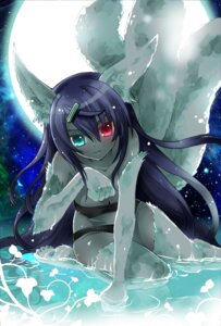 Rating: Safe Score: 0 Tags: 2012 5_toes anthro arm_support barefoot big_ears biped blue_eyes blush breasts canid canine clothing e621 feet female fist flower fox fur grey_body grey_fur hair heterochromia isago kneeling light long_hair looking_at_viewer mammal moon moonlight multi_tail nature night outside pawpads paws plant playful pose red_eyes sky smile solo star starry_sky tail toes water wet User: bunchy7s