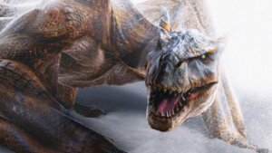 Rating: Safe Score: 0 Tags: 16:9 3d_(artwork) all_fours ambiguous_gender blue_stripes capcom detailed detailed_background digital_media_(artwork) dragon e621 european_mythology feral flying_wyvern green_eyes head_crest hi_res looking_at_viewer monster_hunter mythological_creature mythological_scalie mythology official_art open_mouth outside pseudowyvern pupils realistic scales scalie slit_pupils snow solo stripes teeth tigrex tongue unknown_artist wallpaper western_dragon widescreen wyvern yellow_body yellow_scales User: bunchy7s