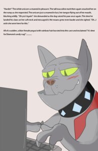 Rating: Safe Score: 0 Tags: anthro bald canid clothing collar computer diamond_dog_(mlp) e621 electronics english_text fanfic friendship_is_magic green_eyes hasbro hi_res male mammal my_little_pony rover_(mlp) simple_background solo text toony topwear unknown_artist vest User: bunchy7s Rating: Safe Score: 0 Tags: anthro bald canid clothing collar computer diamond_dog_(mlp) e621 electronics english_text fanfic friendship_is_magic green_eyes hasbro hi_res male mammal my_little_pony rover_(mlp) simple_background solo text toony topwear unknown_artist vest User: bunchy7s