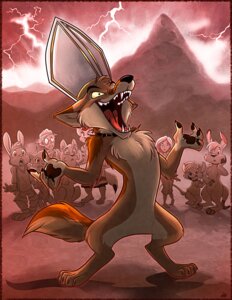 Rating: Safe Score: 0 Tags: 2011 anthro biped canid canine canis chest_tuft christianity clothing collar coyote digitigrade dingbat e621 electricity fox fur group hat headgear headwear human humor insane lagomorph laugh leporid lightning male mammal marsupial mitre mountain open_mouth orange_body orange_fur outside plantigrade pope pose rabbit religion religious_clothing religious_headwear scared semi-anthro shadow sharp_teeth sky solo_focus standing tail teeth toony tuft white_body white_fur xyk User: bunchy7s