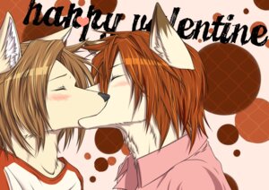Rating: Safe Score: 0 Tags: anthro blush canid canine canis duo e621 english_text eyes_closed fox hair holidays kissing male male/male mammal red_hair text tragedy-wolf valentine's_day wolf User: bunchy7s