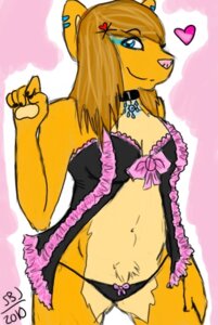 Rating: Questionable Score: 0 Tags: babydoll blue_eyes bow_panties bow_underwear brown_hair clothed clothing collar e621 female hair heart_symbol holidays lingerie lolita_fox_(solar) nightgown panties rozlyn_thanatos skimpy solo underwear valentine's_day User: bunchy7s