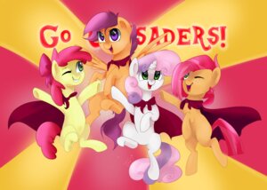 Rating: Safe Score: 0 Tags: 2013 accessory apple_bloom_(mlp) babs_seed_(mlp) bow_(feature) bow_accessory bow_ribbon cape cheering clothing cutie_mark_crusaders_(mlp) e621 earth_pony english_text equid equine feathered_wings feathers female feral fikakorv freckles friendship_is_magic green_eyes group hair hair_accessory hair_bow hair_ribbon hasbro hi_res horn horse mammal multicolored_hair my_little_pony mythological_creature mythological_equine mythology one_eye_closed orange_body orange_feathers pegasus pink_hair pony purple_eyes red_hair ribbons scootaloo_(mlp) sweetie_belle_(mlp) text two_tone_hair unicorn wings wink young User: bunchy7s