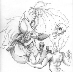 Rating: Questionable Score: 0 Tags: anthro blood bodily_fluids breasts canid canine cigar crowbar decapitation e621 female graphite_(artwork) greyscale group hybrid malachi mammal monochrome nipple_piercing nipples nude piercing severed_body_part severed_head smoking tail tools traditional_media_(artwork) undead zombie User: bunchy7s